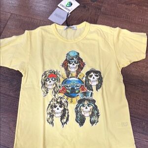 Yellow Graphic Kids T-Shirt